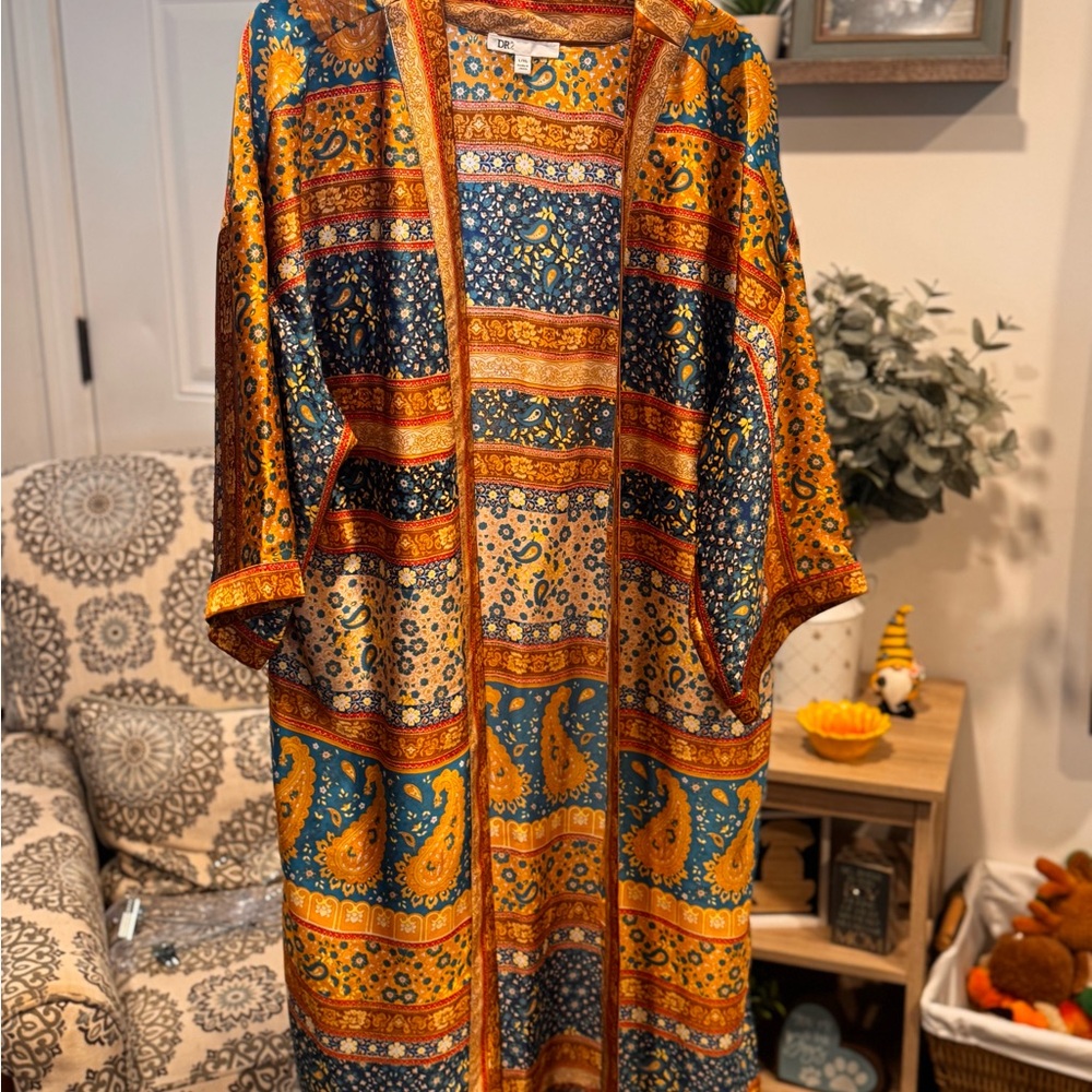 DR2 Multicolor Bohemian Kimono